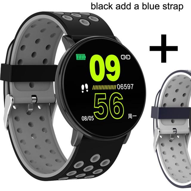 Smart Watch Men Blood Pressure Smart Clock Round Waterproof Smartwatch Women Sport Health Bracelet Watch Smart For Android Ios