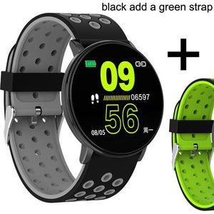 Smart Watch Men Blood Pressure Smart Clock Round Waterproof Smartwatch Women Sport Health Bracelet Watch Smart For Android Ios