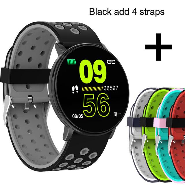 Smart Watch Men Blood Pressure Smart Clock Round Waterproof Smartwatch Women Sport Health Bracelet Watch Smart For Android Ios