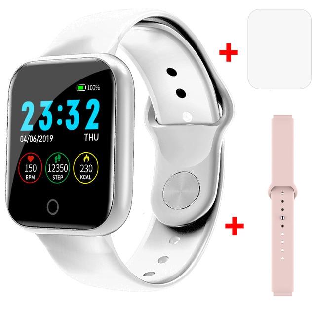 LEMDIOE Women Smart Watch Men Health Monitor Call Message Reminder Fitness Tracker Weather Display For Apple Watch Smartwatch