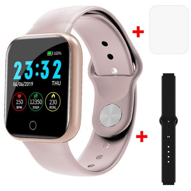 LEMDIOE Women Smart Watch Men Health Monitor Call Message Reminder Fitness Tracker Weather Display For Apple Watch Smartwatch