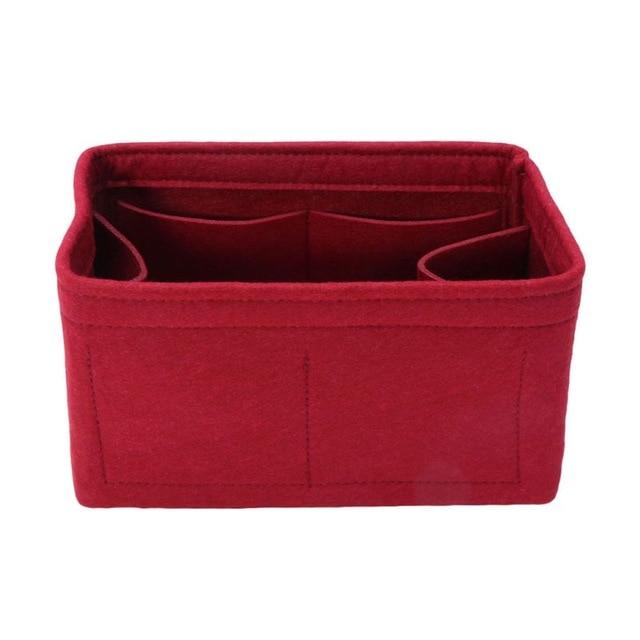 New Multifunction Women Felt Insert Bag Makeup Cosmetic Bags Travel Inner Purse Portable Handbag Storage Organizer Tote S/M/L