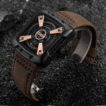 KADEMAN Original Mens Watches Luxury Sport Spure Watches TOP Brand 3ATM Casual Leather Wristwatches Business Male Quartz Relogio