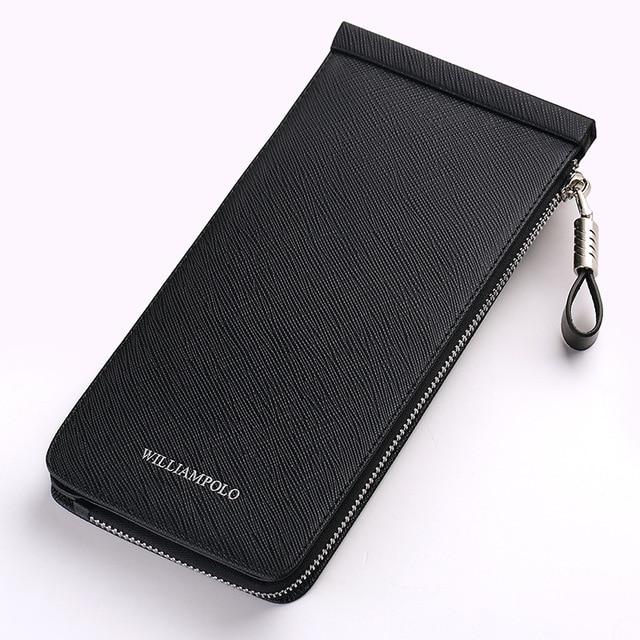 WilliamPolo New Product Long Wallet Multi-Card Holder Simple Large-Capacity Card Holder Women's Wallet Bank Card Holder P266