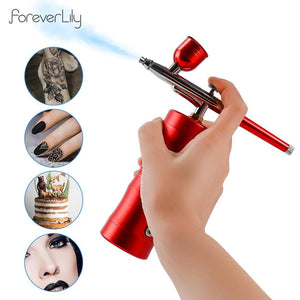 Multi-Purpose Cordless Mini Airbrush Set Spray Pump Gen Pen Air Compressor Kit Portable Air Brush Set Art Painting Spray Model