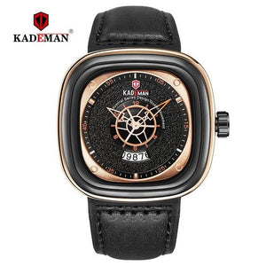 KADEMAN NEW Square Watch Men Luxury Sport Watches 2019 Starry Design Fashion Wristwatches 3TAM Business Casual Relogio Masculino