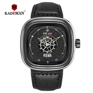 KADEMAN NEW Square Watch Men Luxury Sport Watches 2019 Starry Design Fashion Wristwatches 3TAM Business Casual Relogio Masculino