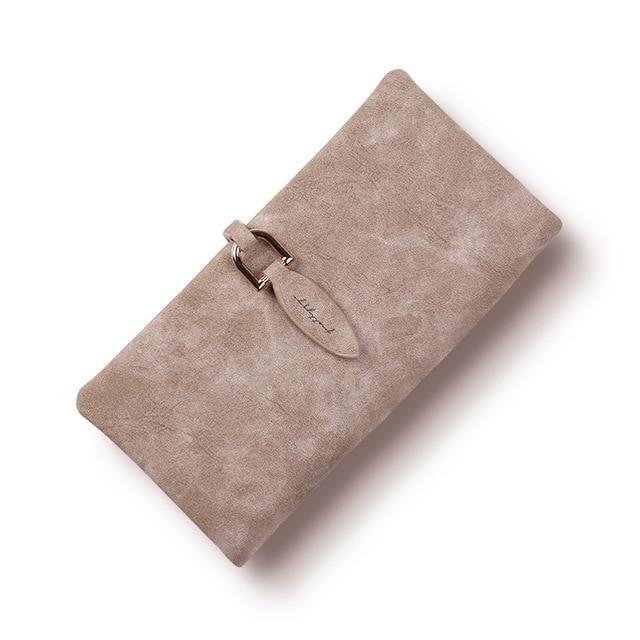 Latest Women leather Leaf Long Wallet Female Coin Purse Change Clasp Purse Money Bag Card Holders Womens Wallets And Purses