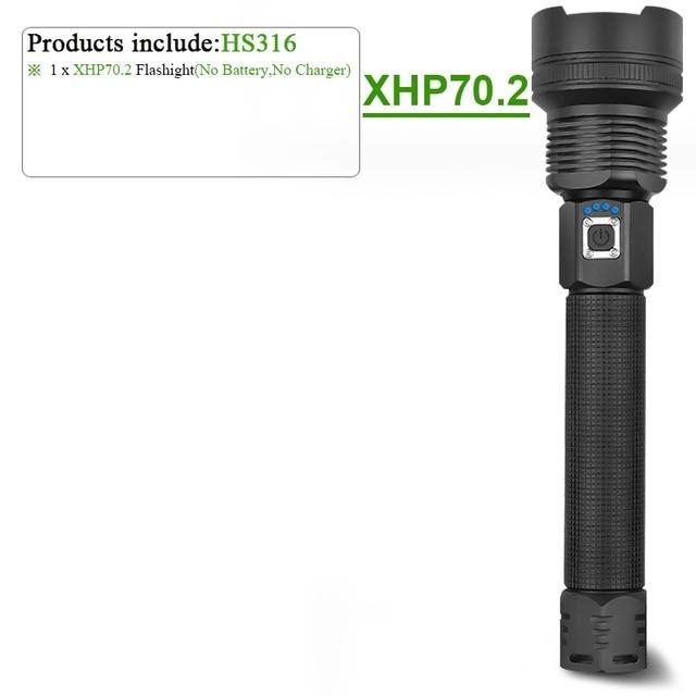 300000 lumen xhp90.2 most powerful led flashlight usb rechargeable torch xhp90 xhp50 xhp70 hand lamp 18650 Tactical flashlights