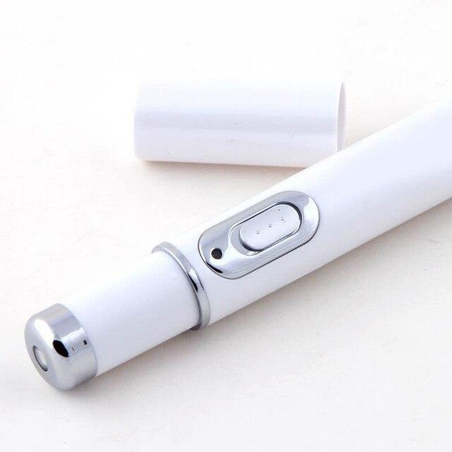 Acne Laser Pen Blue Light Therapy Massage Relax Soft Scar Dark  Portable Wrinkle Removal Machine Durable Circles Remover Device