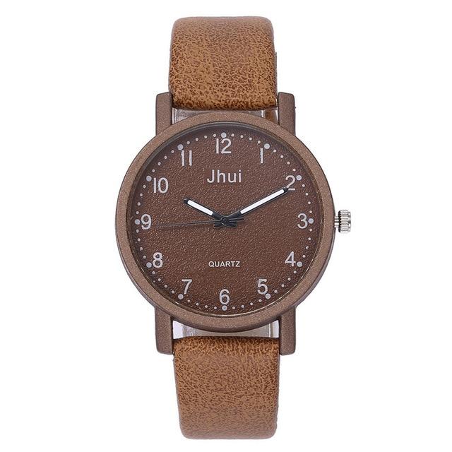 Retro Simple Women Watches Laides Casual Quartz Wrist Watch Multicolor Leather Band New Strap Watch Female Clock reloj mujer /C