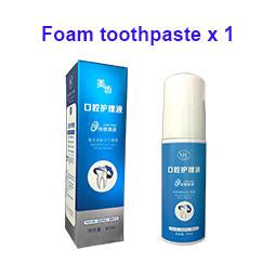 1 pcs Whitening Foam Toothpaste For Adults And Children Remove Tea and Coffee Stain Cleaning The Mouth 60ml Mousse Toothpaste