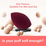 1/2PCS Foundation Sponge Soft Bevel Make Up Puff Beauty Cosmetic Blending Sponges BB Cream Sponge Makeup Puff