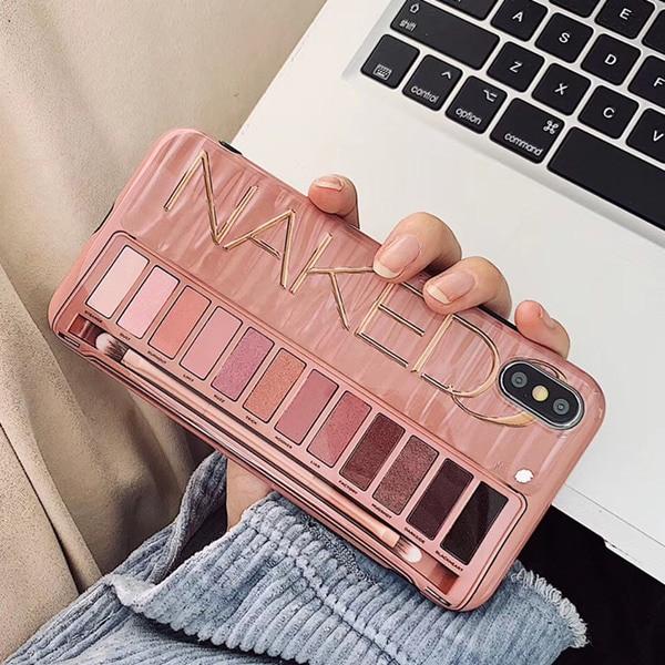 Makeup Eyeshadow Palette phone Case For iphone XS Max XR XS 11 11Pro Max for iphone 6 6s 7 8 plus soft silicone case cover