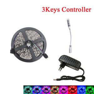 RGB LED Strip Light SMD 2835 DC12V 5M 10M Waterproof RGB Tape led Ribbon diode Flexible led Lamp IR WIFI Contoller+Adapter plug