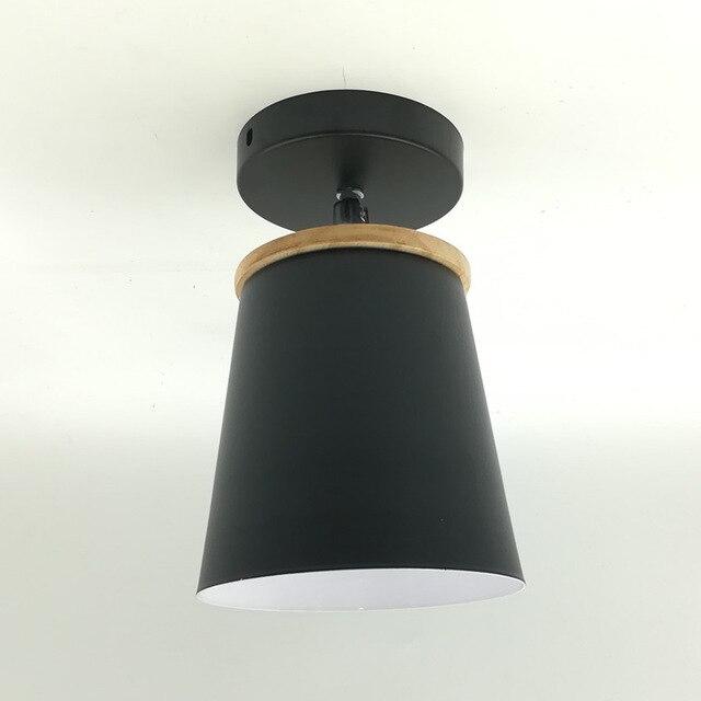 Modern Macarone Ceiling Lamp Aisle LED Lamp Creative Personality Simple Color Iron Home Room Lights