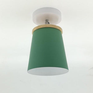 Modern Macarone Ceiling Lamp Aisle LED Lamp Creative Personality Simple Color Iron Home Room Lights