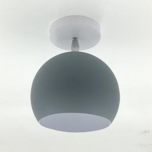 Modern Macarone Ceiling Lamp Aisle LED Lamp Creative Personality Simple Color Iron Home Room Lights