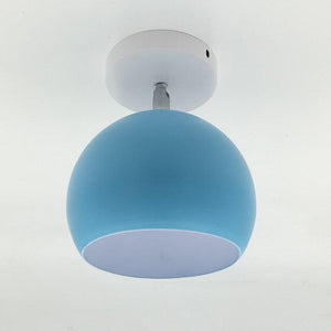 Modern Macarone Ceiling Lamp Aisle LED Lamp Creative Personality Simple Color Iron Home Room Lights