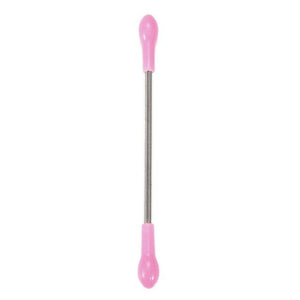 1pc Pink Spring Facial Hair Remover 19.2cm Stainless steel Epilator Stick Beauty Care Face Skin Smooth Hair Remove Tool