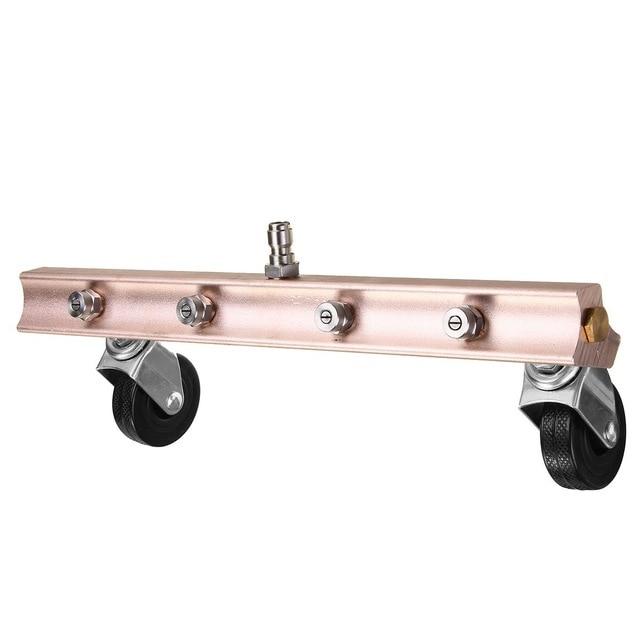 Car Washer 5000PSI High Pressure Car Undercarriage Cleaning Tools 4 Nozzle 1/4 inch Male Plug Under Body Chassis 70cm Extend Rod