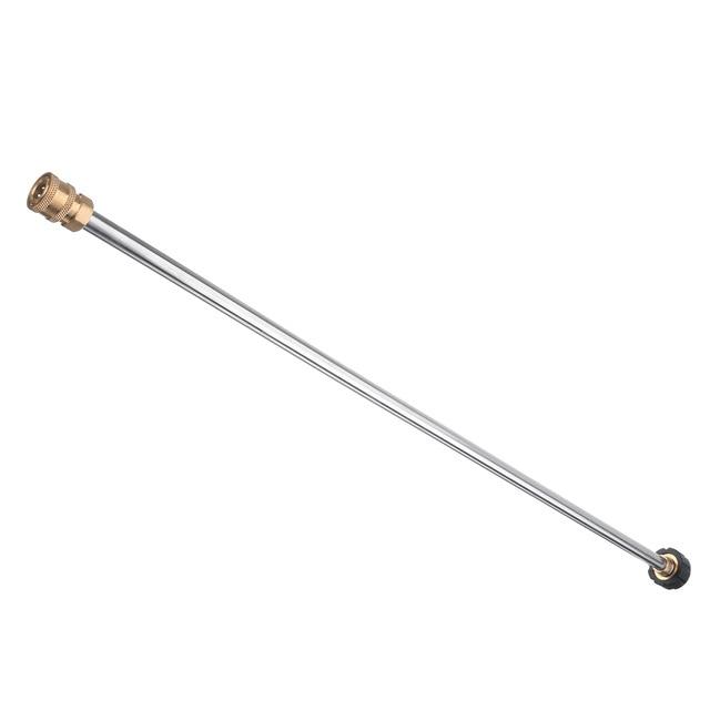 Car Washer 5000PSI High Pressure Car Undercarriage Cleaning Tools 4 Nozzle 1/4 inch Male Plug Under Body Chassis 70cm Extend Rod