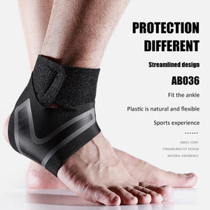 Adjustable Ankle Support Pad Ankle Sleeve Pressure Anti-Spinning Elastic Breathable Support for Basketball Heel Wrap Sleeve 9