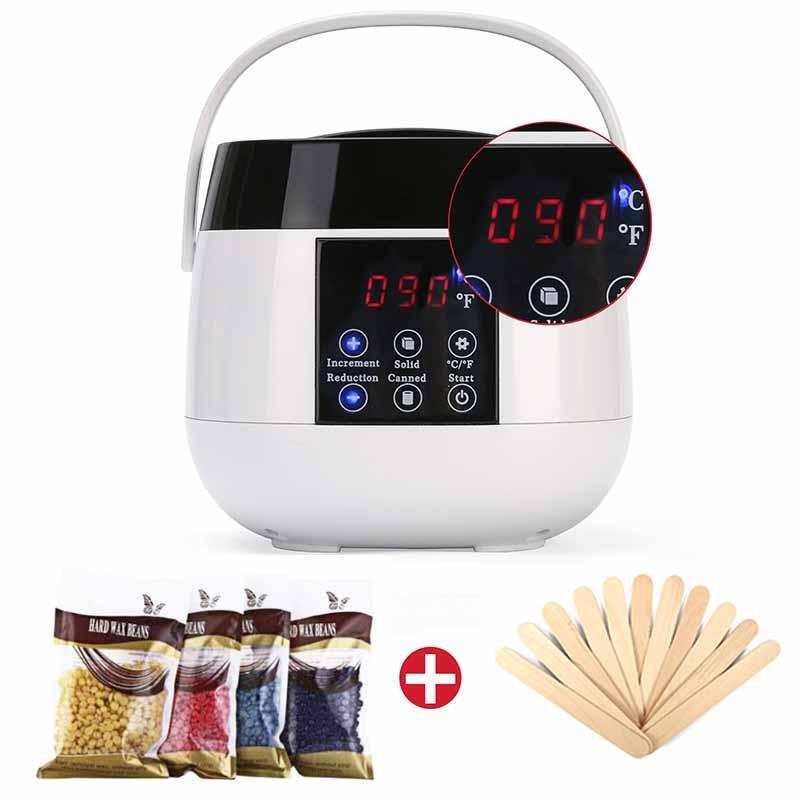 Hair Removal Tool Smart Professional Warmer Wax Heater SPA Hands Feet Epilator Depilatory Skin Care Paraffin Wax Machine Kit