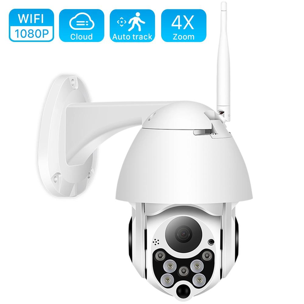 1080P PTZ IP Camera Wifi Outdoor Speed Dome Wireless Wifi Security Camera Pan Tilt 4X Digital Zoom 2MP Network CCTV Surveillance