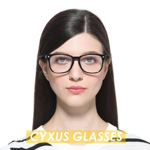 Cyxus Anti Blue Light Computer Glasses for Anti Eye Eyestrain Clear PC Lens TR90 Frame Upgrade for Mens Women Eyeglasses  8182