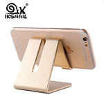 IKSNAIL Mobile Phone Holder Stand Aluminium Alloy Metal Tablet Desk Holders & Stands for iPhone X/8/7/6 Plus Samsung Phone/ipad