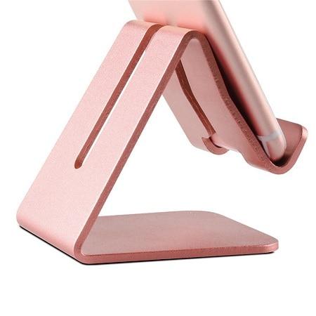 IKSNAIL Mobile Phone Holder Stand Aluminium Alloy Metal Tablet Desk Holders & Stands for iPhone X/8/7/6 Plus Samsung Phone/ipad