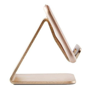 IKSNAIL Mobile Phone Holder Stand Aluminium Alloy Metal Tablet Desk Holders & Stands for iPhone X/8/7/6 Plus Samsung Phone/ipad