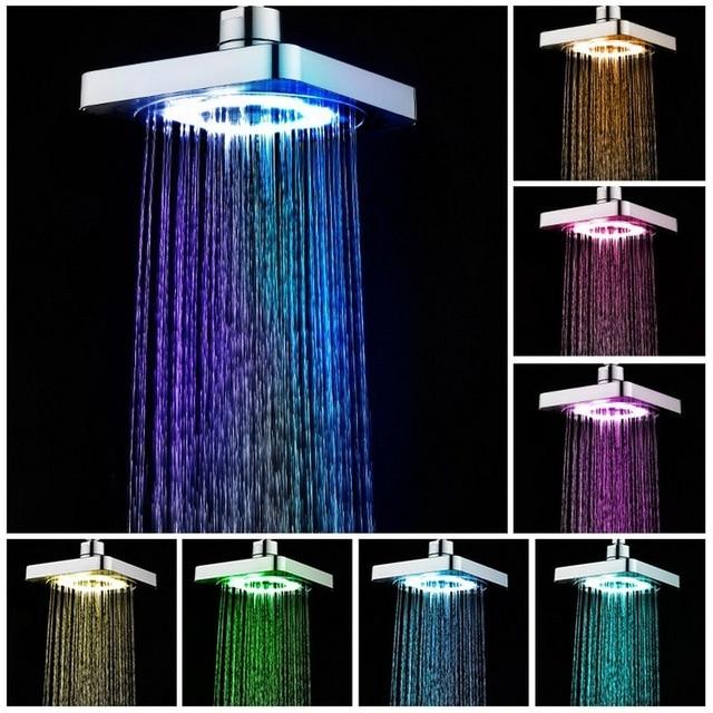 LED Shower Head Digital Temperature Control Shower Sprayer лейка для душа 3 Spraying Mode Water Saving Shower Filter chuveiro
