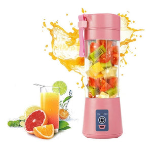 6 Blade Portable Blender Kitchen Mini Electric Fruit Juicer Bottle USB Blender Mixer Lemon Squeezer Cup Manual Food Processors