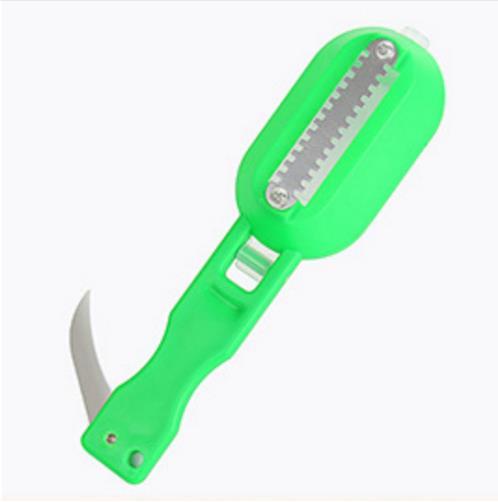 Fish Skin Brush Scraping Fishing Scale Brush Graters Fast Remove Fish knife Cleaning Peeler Scaler Scraper mutfak malzemeleri