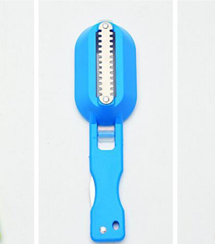 Fish Skin Brush Scraping Fishing Scale Brush Graters Fast Remove Fish knife Cleaning Peeler Scaler Scraper mutfak malzemeleri