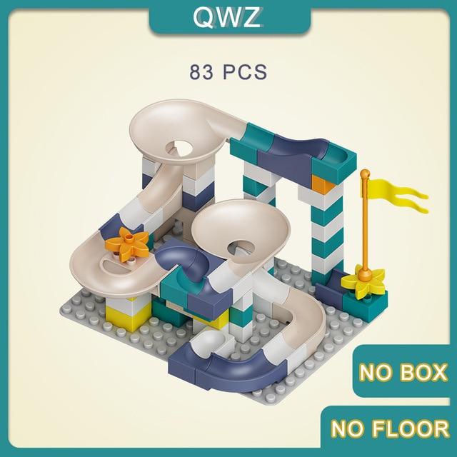 NEW Multi Functions Block Table Desk Base Plate Big Bricks Building Blocks Study Table Compatible Duploed Gift Toy For Children