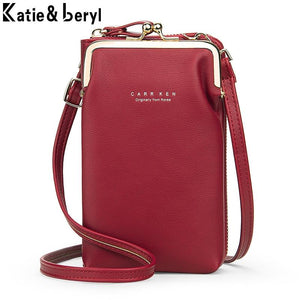 Fashion Small Crossbody Bags Women Mini PU Leather Shoulder Messenger Bag For Girls Clutch Ladies Card Phone Purse Zipper Flap