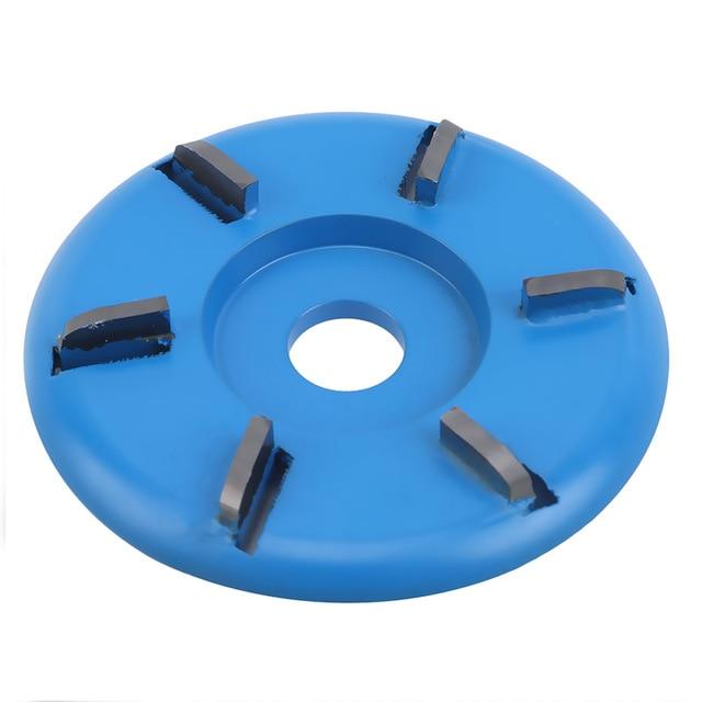 90mm Diameter 16mm Bore Three Four Six Teeth Woodworking Turbo Tea Tray Digging Wood Carving Disc Tool Milling Cutter
