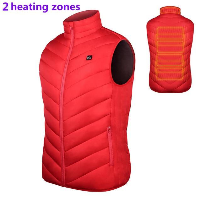 USB Heated Vest Outdoor Warm Washable жилетка женская Men Heating Vest Winter Cloth Camping Hiking Warm Hunting Sport Jacket