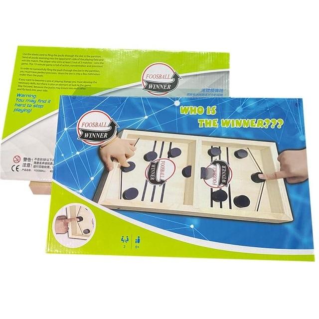 Familie Spelletjes Tafel Hockey Game Catapult Schaken Ouder-kind Interactief Speelgoed Snelle Sling Puck Game Ijshockey Games