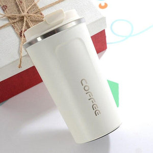 Double Stainless steel Coffee Mug Vacuum Flasks Thermoses Water Bottle Drinkware Outdoor Leak-Proof Travel Thermo Cups For Gifts