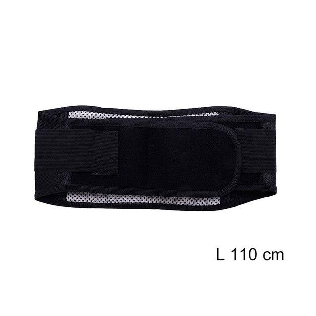 Adjustable Tourmaline Self-heating Magnetic Therapy Waist Belt Lumbar Support Back Waist Support Brace Double Banded aja lumbar