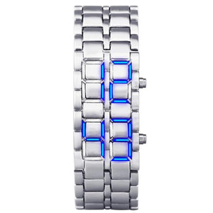 Aidis youth sports watches waterproof electronic second generation binary LED digital men's watch alloy wrist strap watch