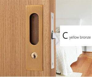 Sliding Door Lock Pocket With Key