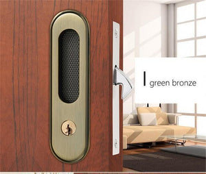 Sliding Door Lock Pocket With Key