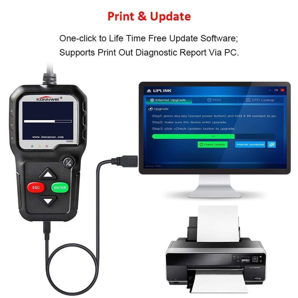 OBD2 Scanner Diagnostic Tool Reader