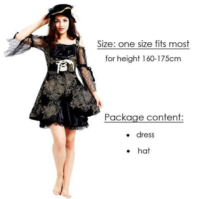 Pirate Captain Set Couples Halloween Costumes