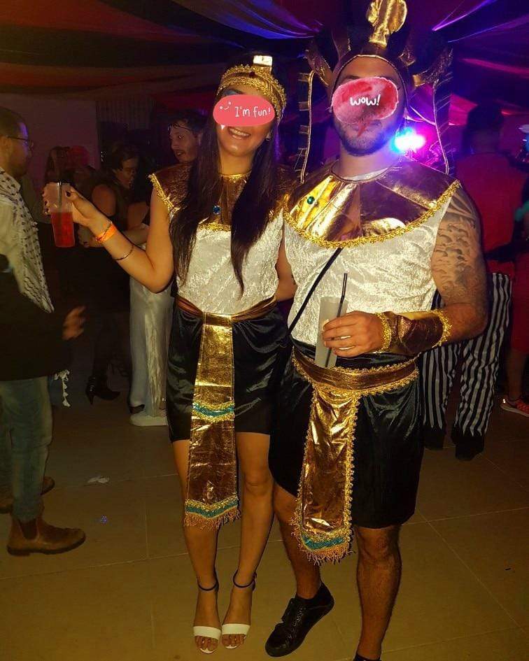 Egyptian Pharaoh Cleopatra Set Couples Halloween Costumes